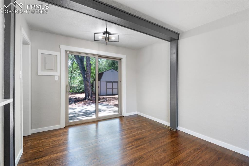 Dining Room with Walkout