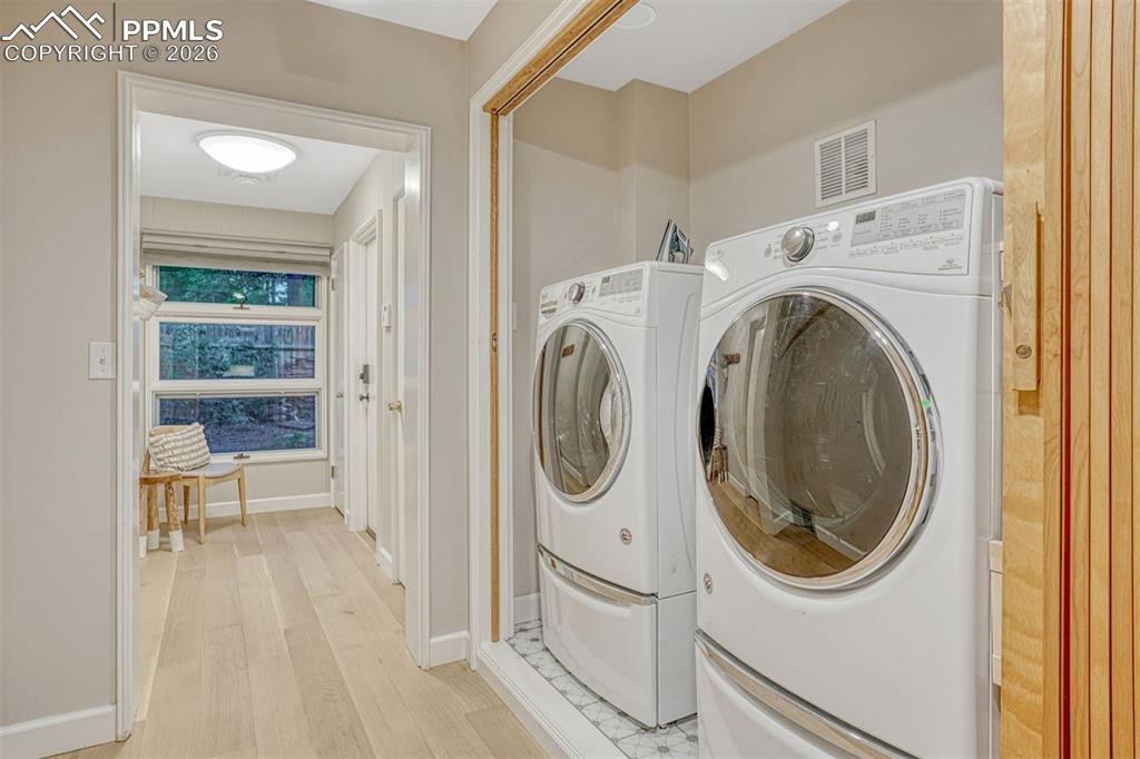 New Laundry space conveniently located near 3 of the bedrooms.