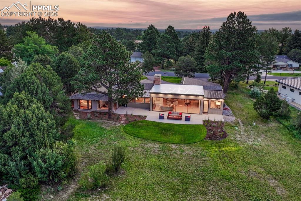 Addition designed to support a roof top deck. 