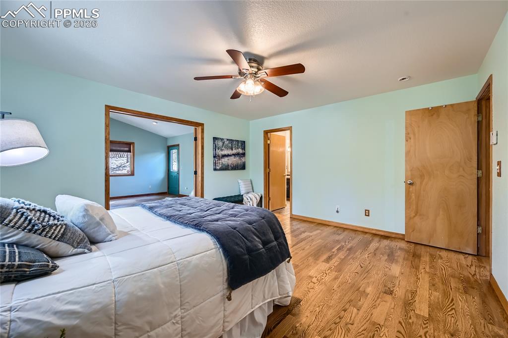 Primary bedroom with attached sitting room and ensuite