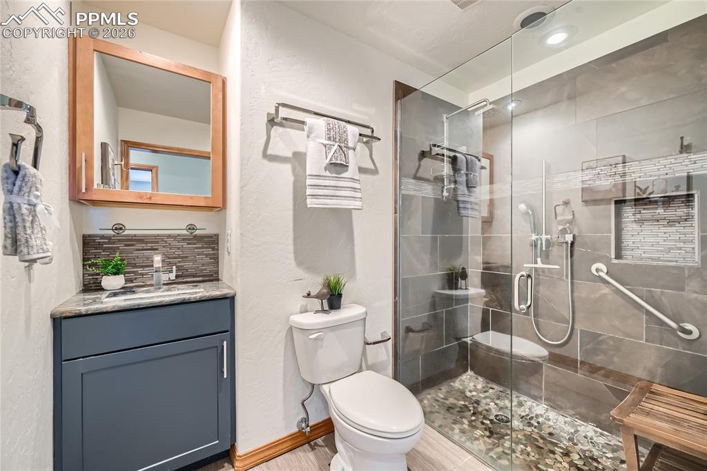 Guest bath on main level