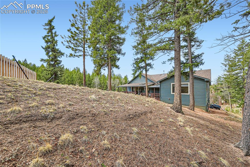 View from back of home