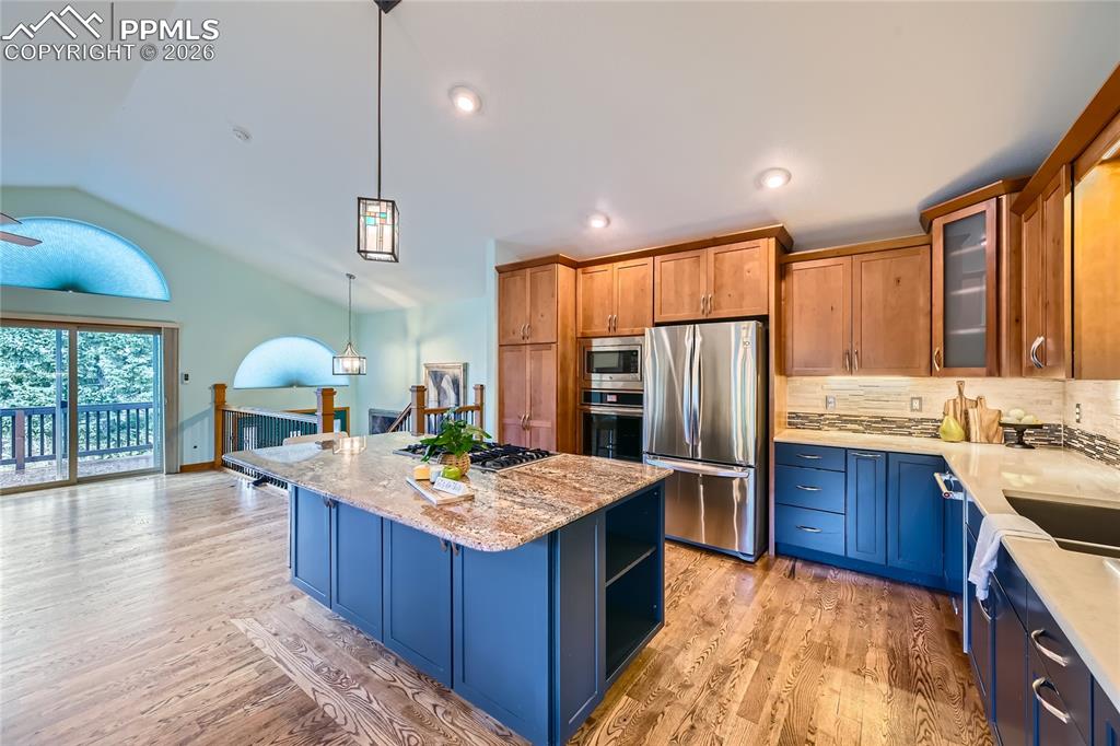 Tastefully designed kitchen with loads of storage space