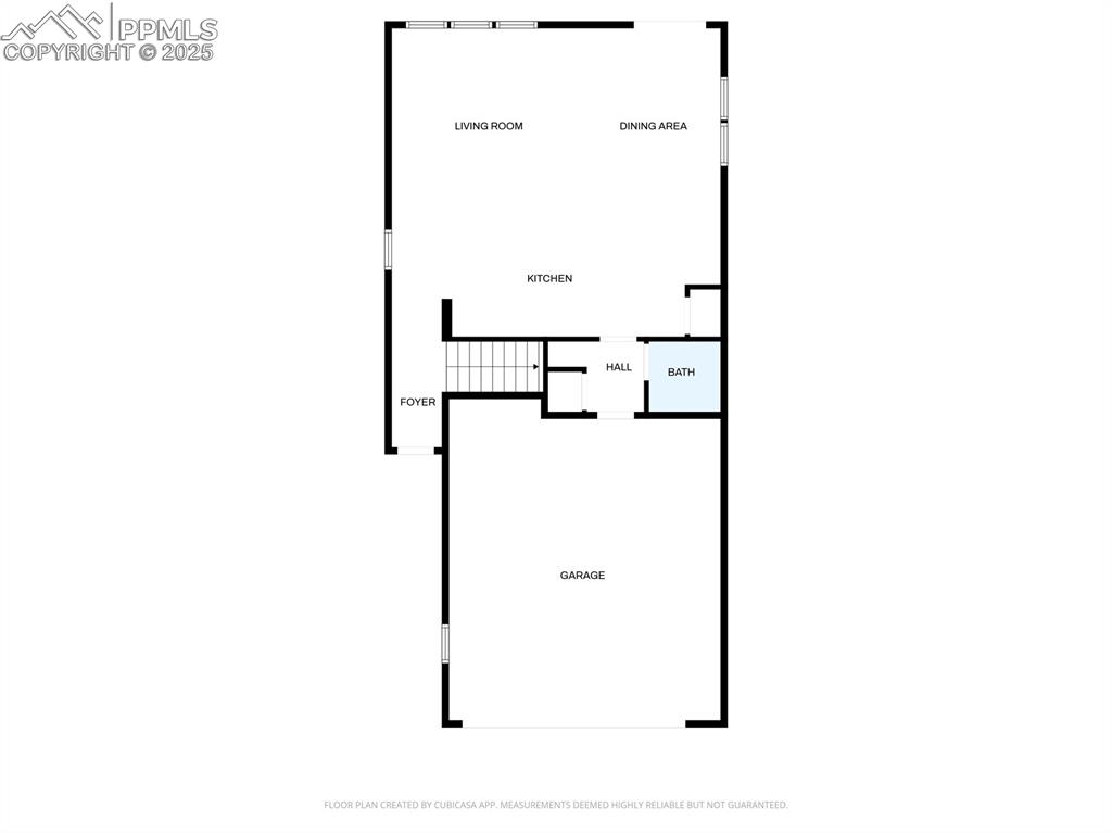 Main level floor plan