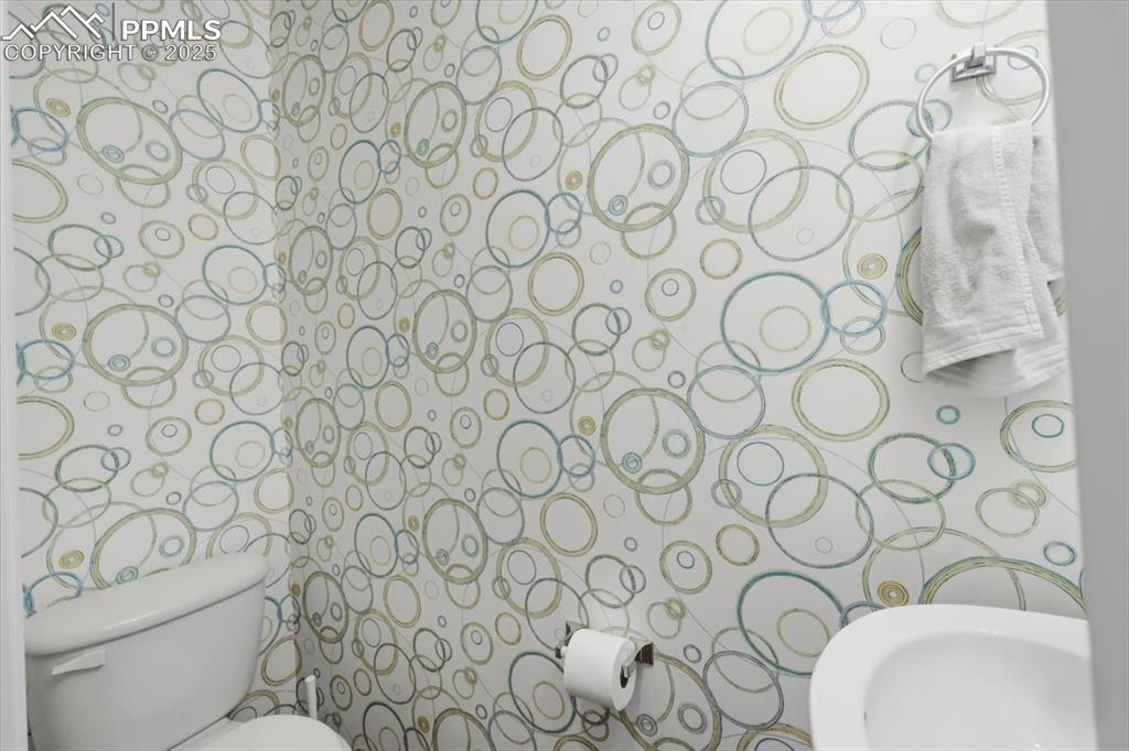 Main level guest bathroom.