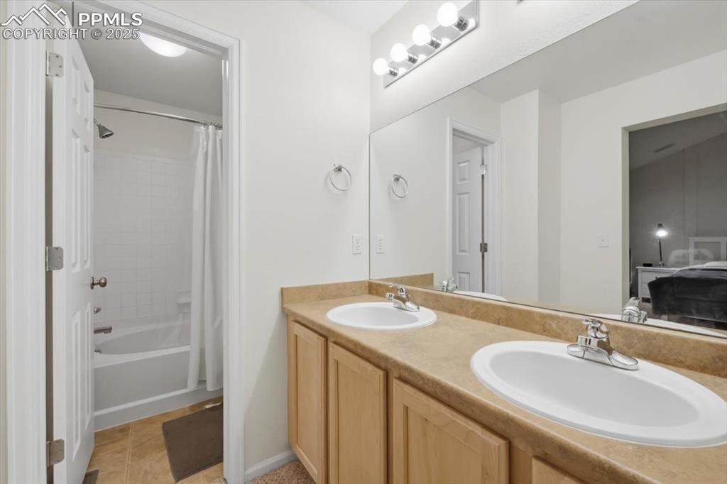 Primary suite bathroom.