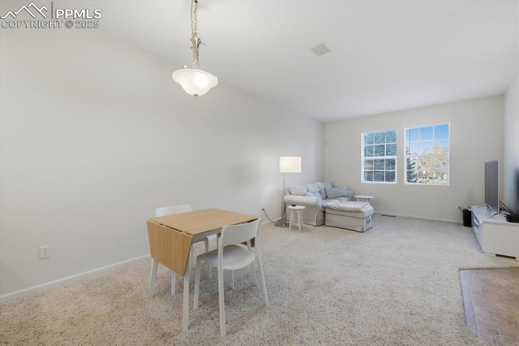 Very open main level.