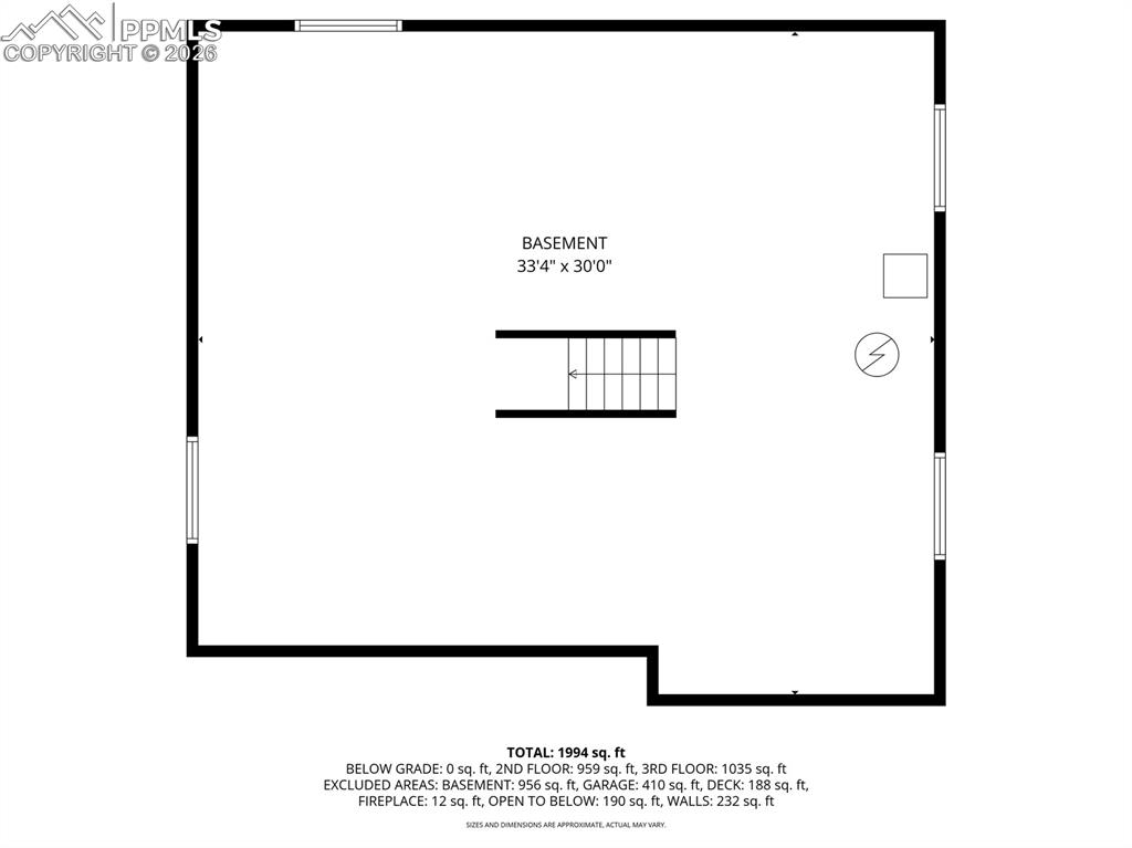 View of home floor plan