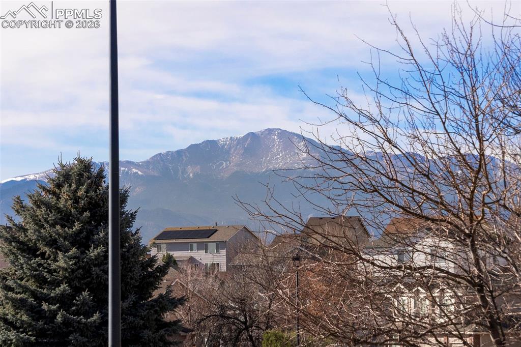 View of mountain background