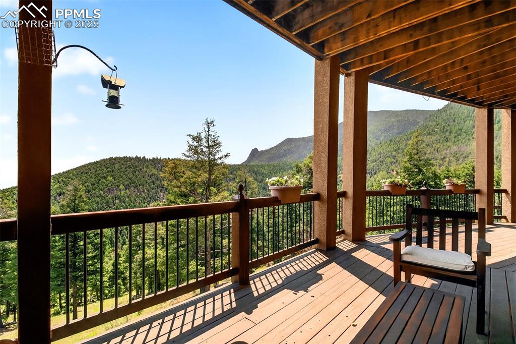 Views from lower level deck