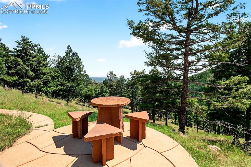 Front yard patio with views that'll never get old!