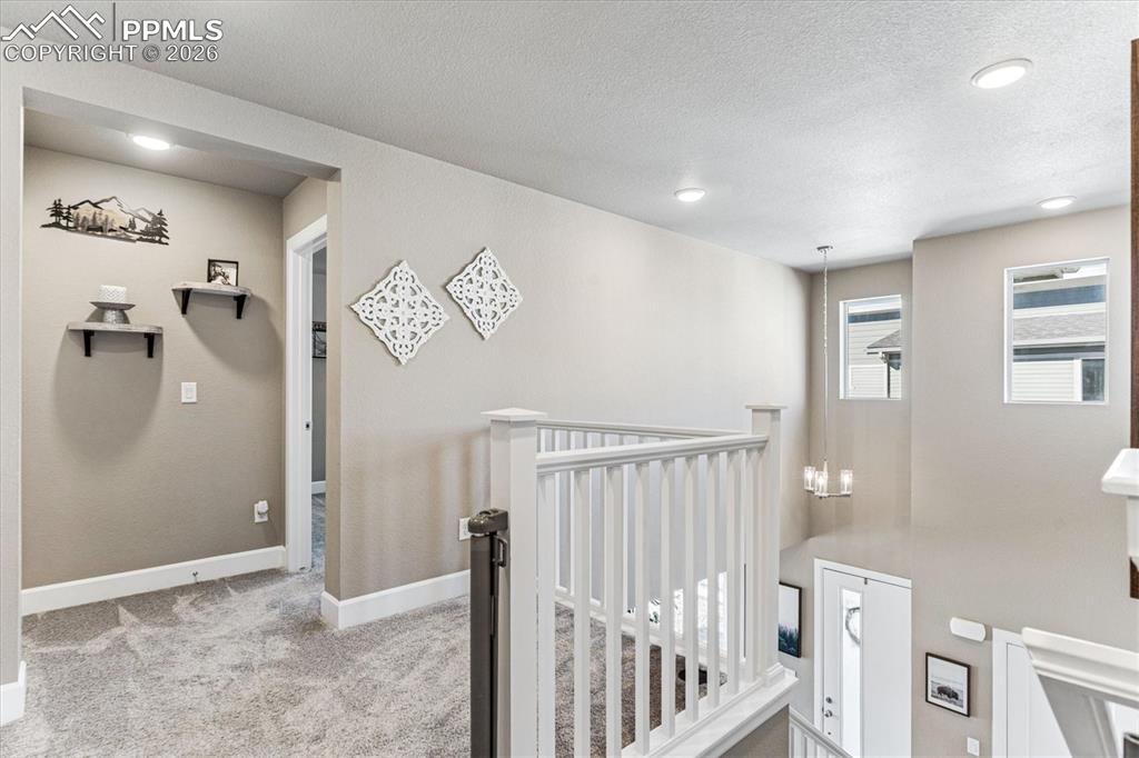 Little reading nook overlooking below