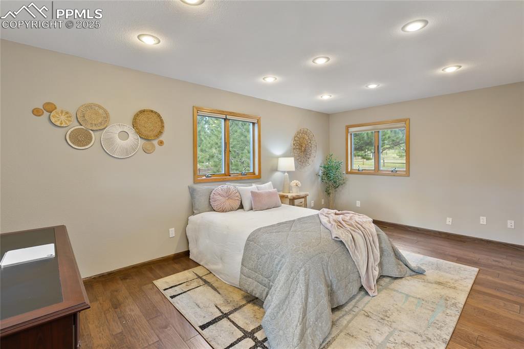 Main level suite with attached bath