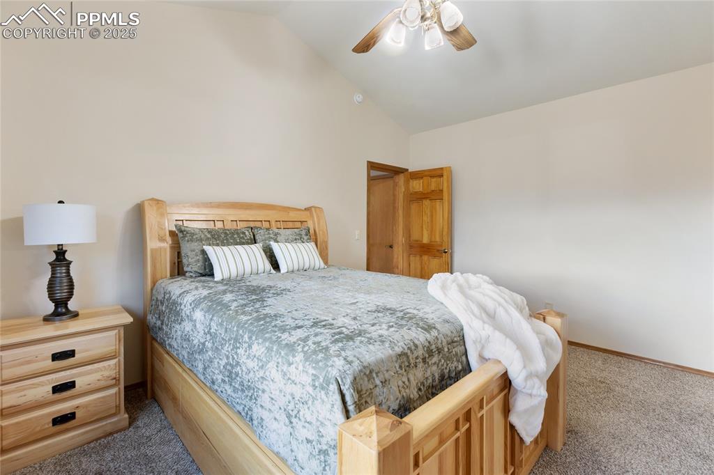 Upper level suite with solid wood door