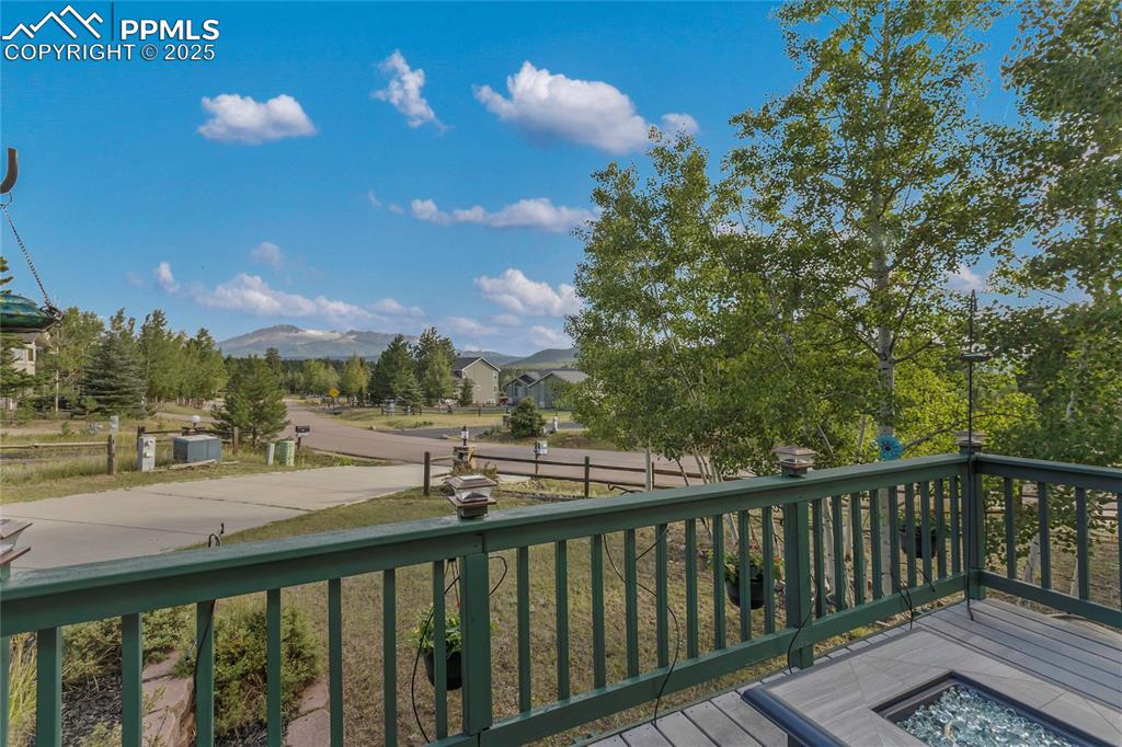 View from front deck