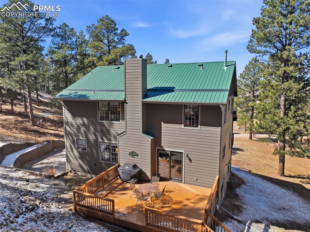 Back Deck is perfect spot for soaking up the Colorado Sun! 