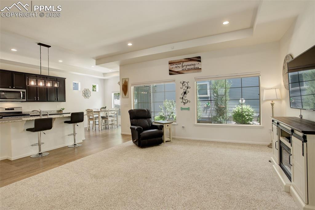 Abundant natural light, large windows, and open concept feel
