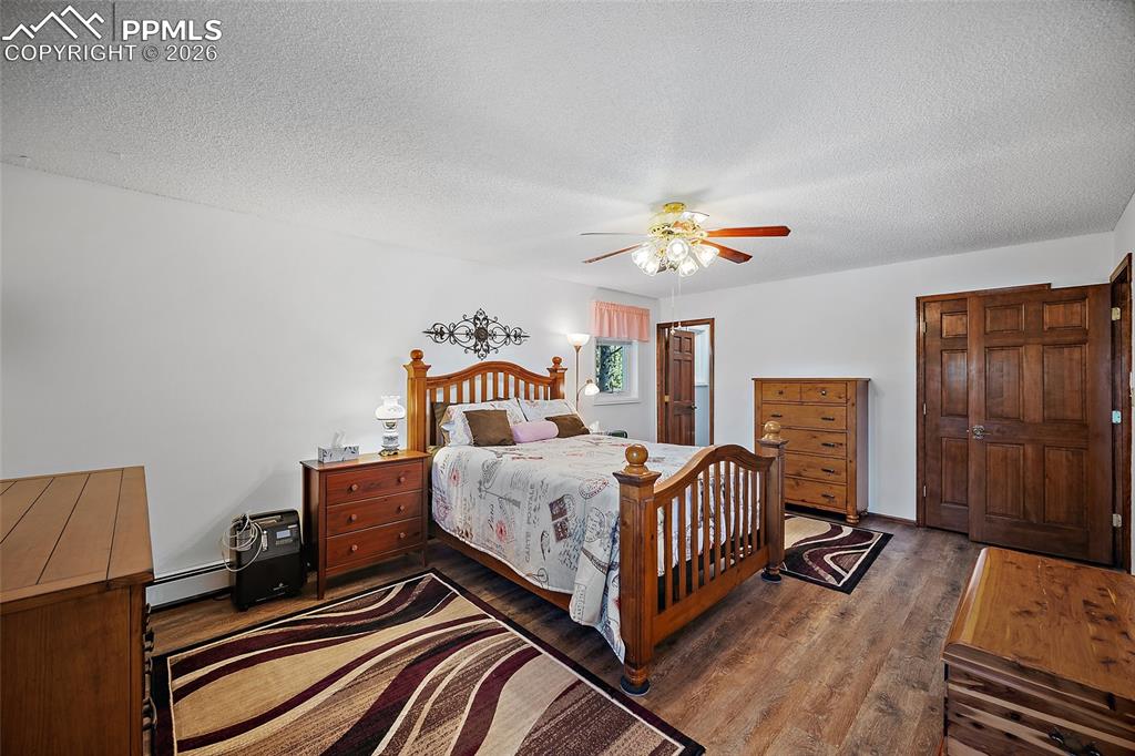 Large Primary bedroom with adjoining upgraded bath. 