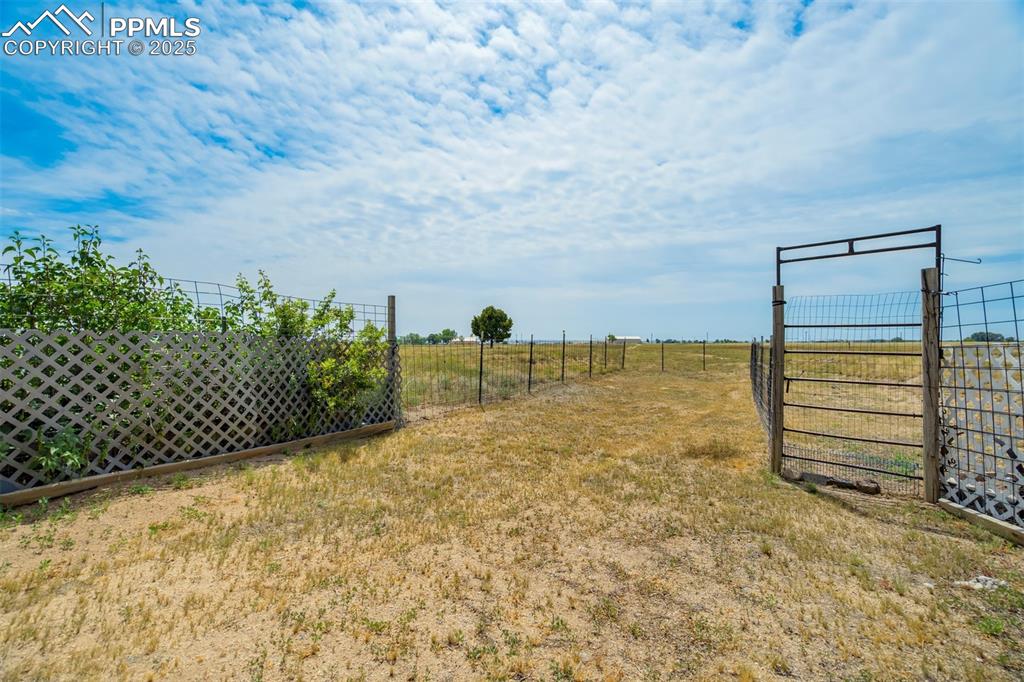 View of yard featuring a rural view
