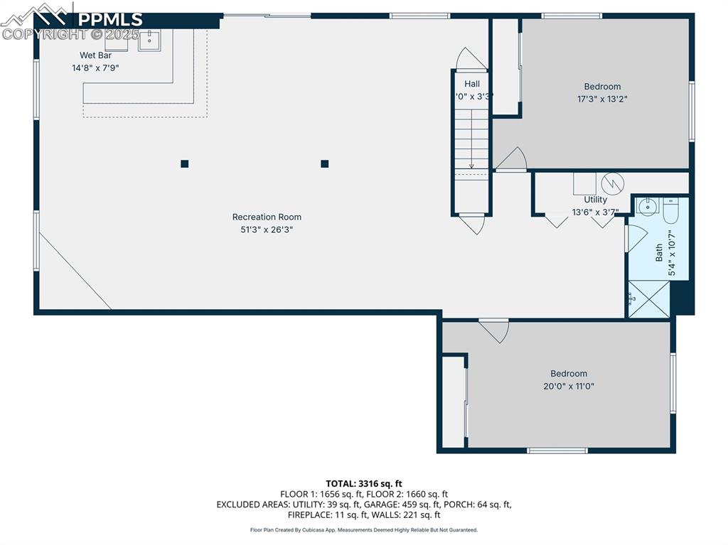 Basement floor plan