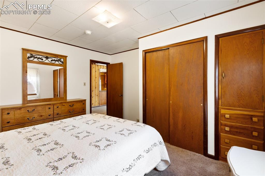 Primary Bedroom with built in.