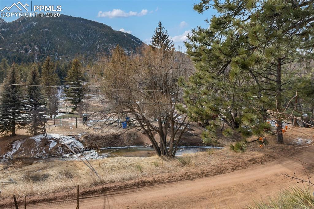 View of pond and river from front yard