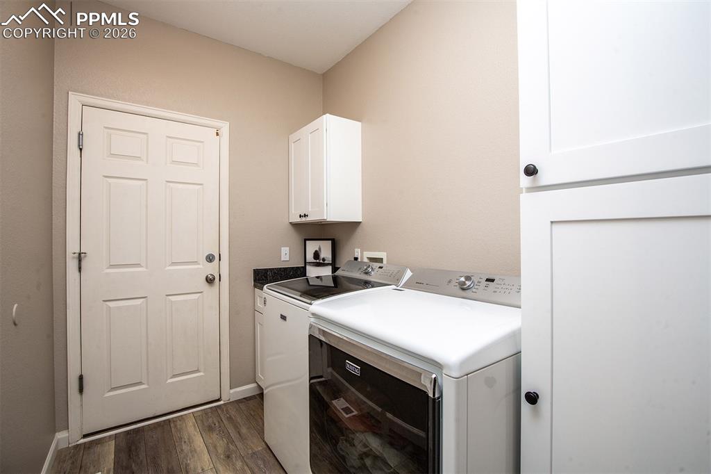 Plenty of closet and cabinet space.