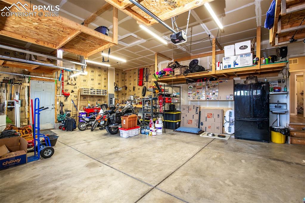 Tons of garage storage.