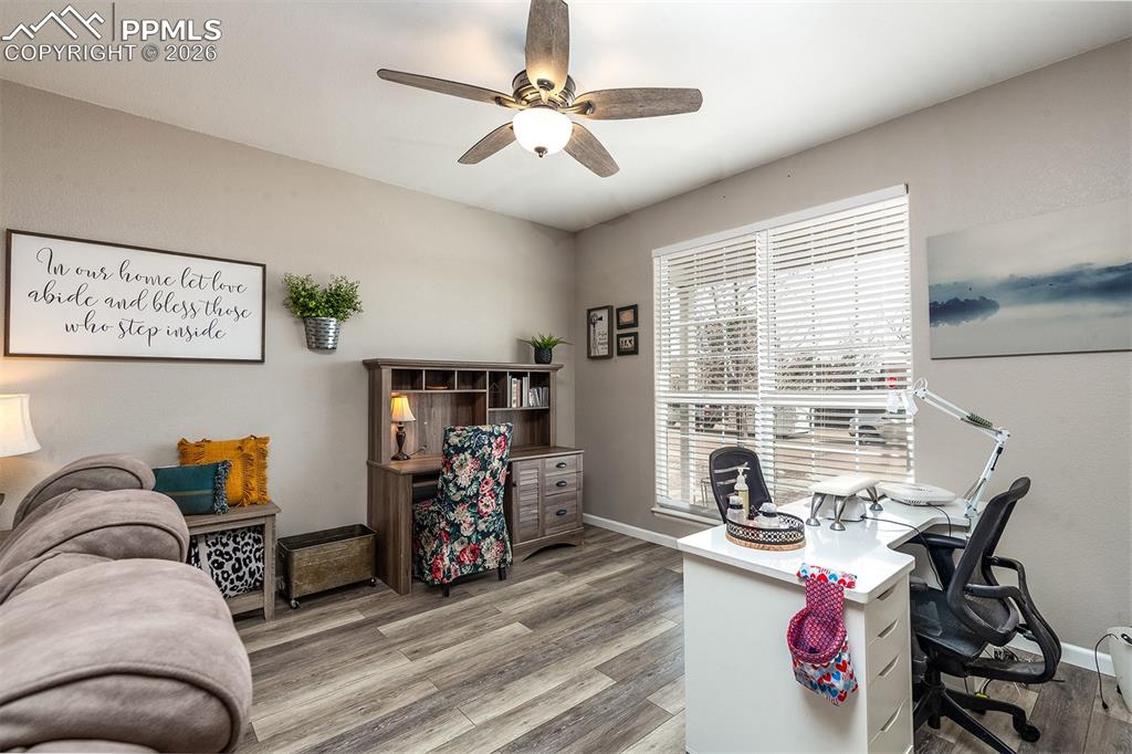 Office space with eastern exposure.