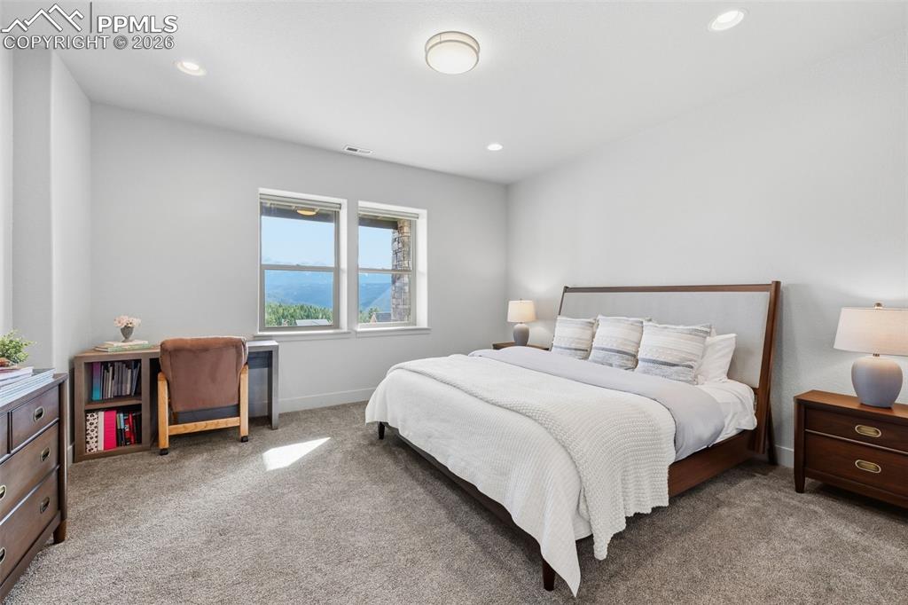 Junior Master with large window and views of Pikes Peak!