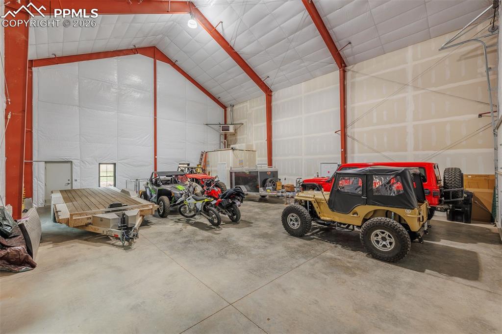 Room for all your toys, insulated and heated