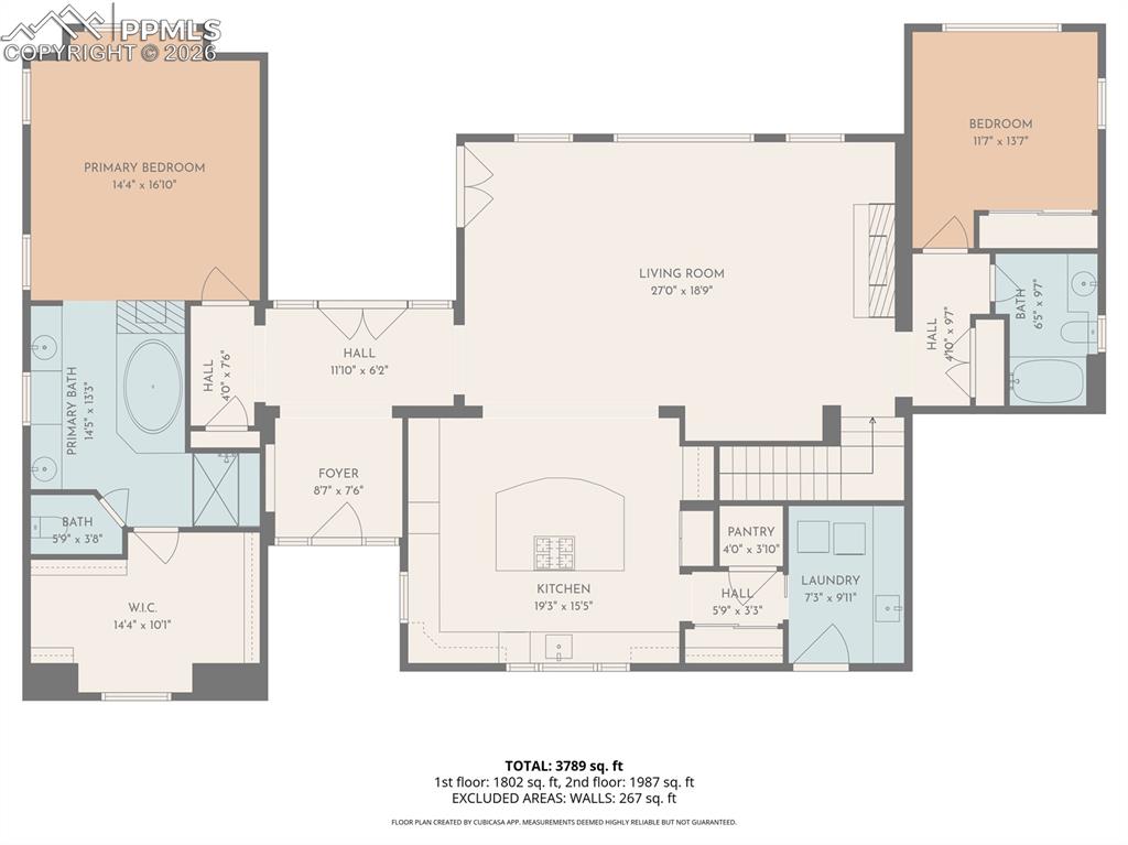 View of floor plan / room layout, Main floor