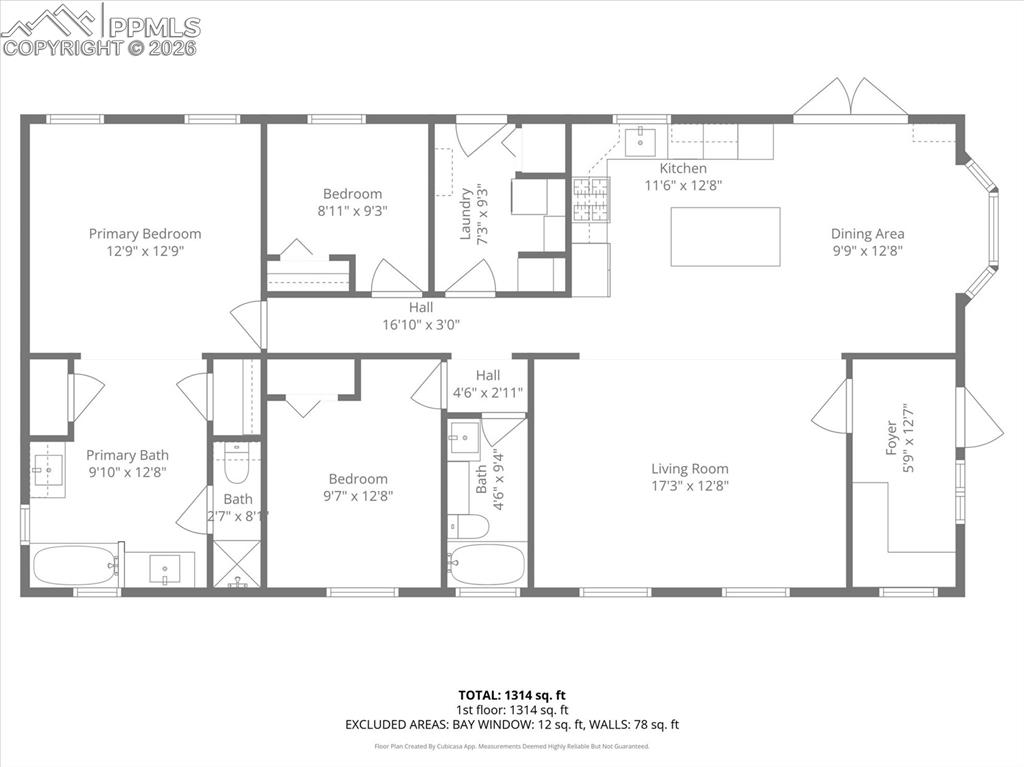 View of home floor plan