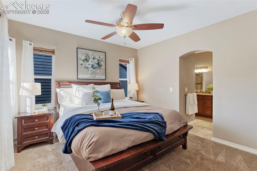 Primary bedroom on the main level