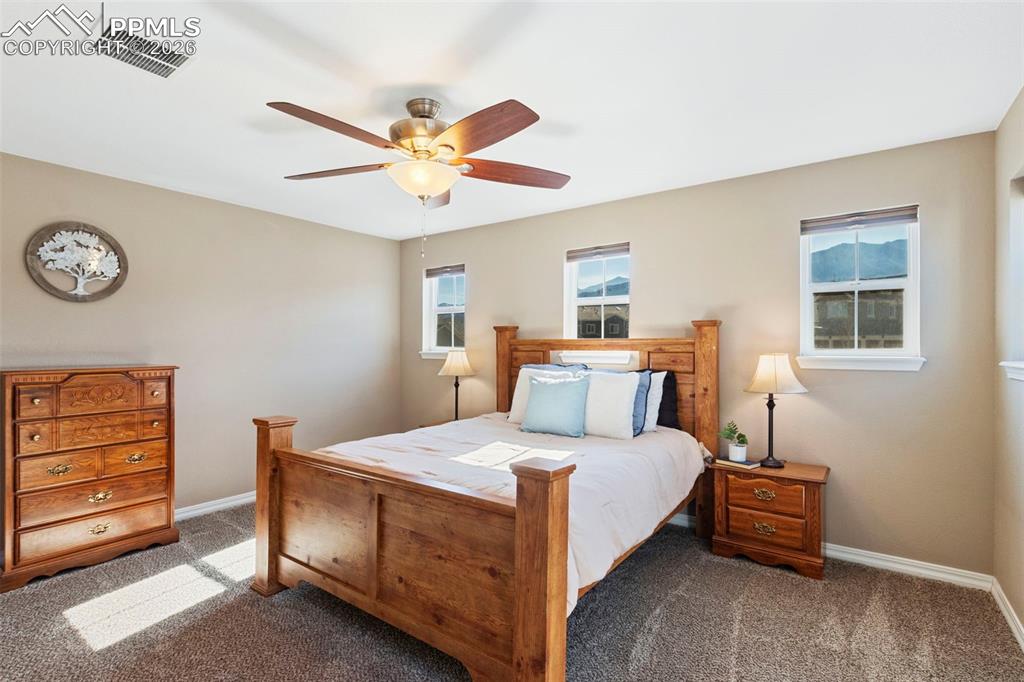 Bedroom 3 has mountain and rock formation views