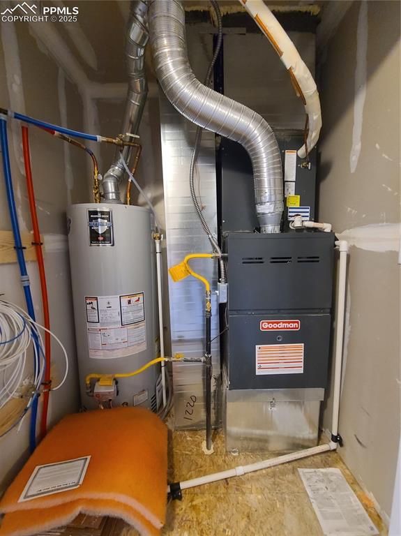 Utilities with water heater