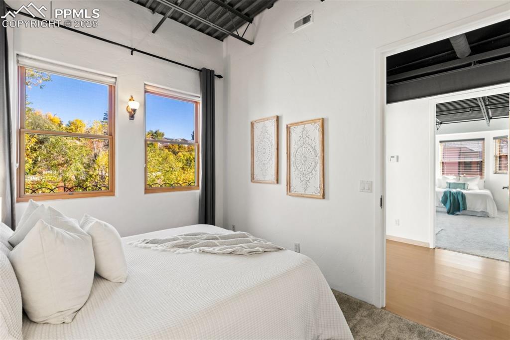 Newly carpeted bedroom