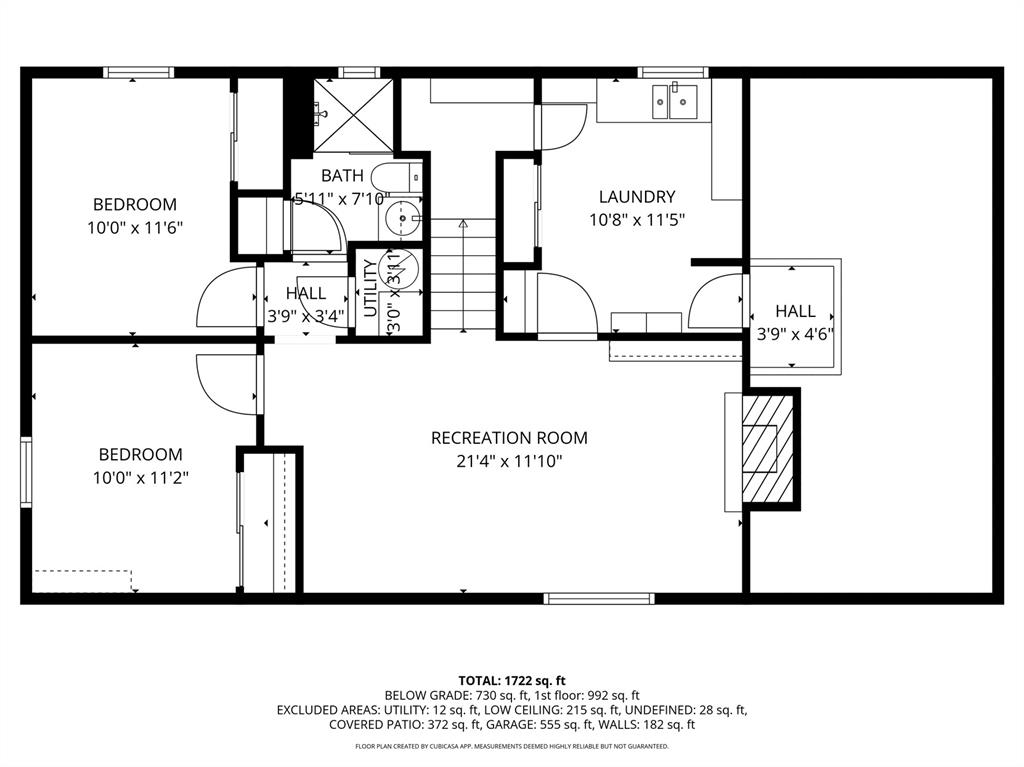 Basement floorplan 