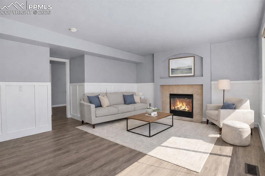 Living Room - Virtually Stage