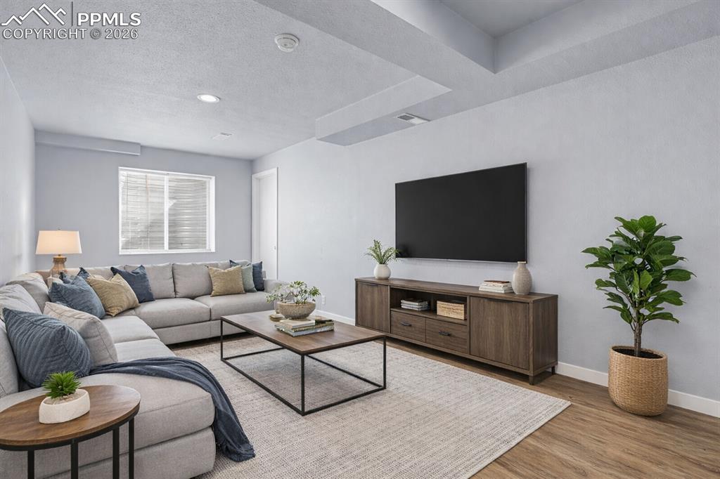 Family Room - Basement - Virtually Stage 