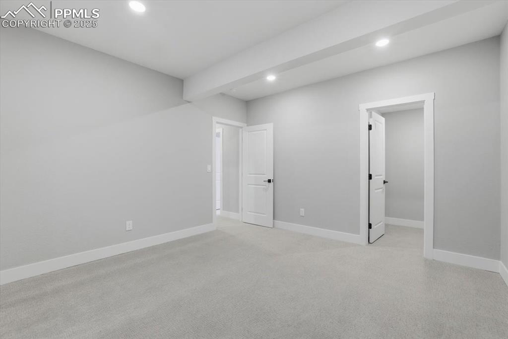 The third bedroom has a walk-in closet and lots of natural light. 