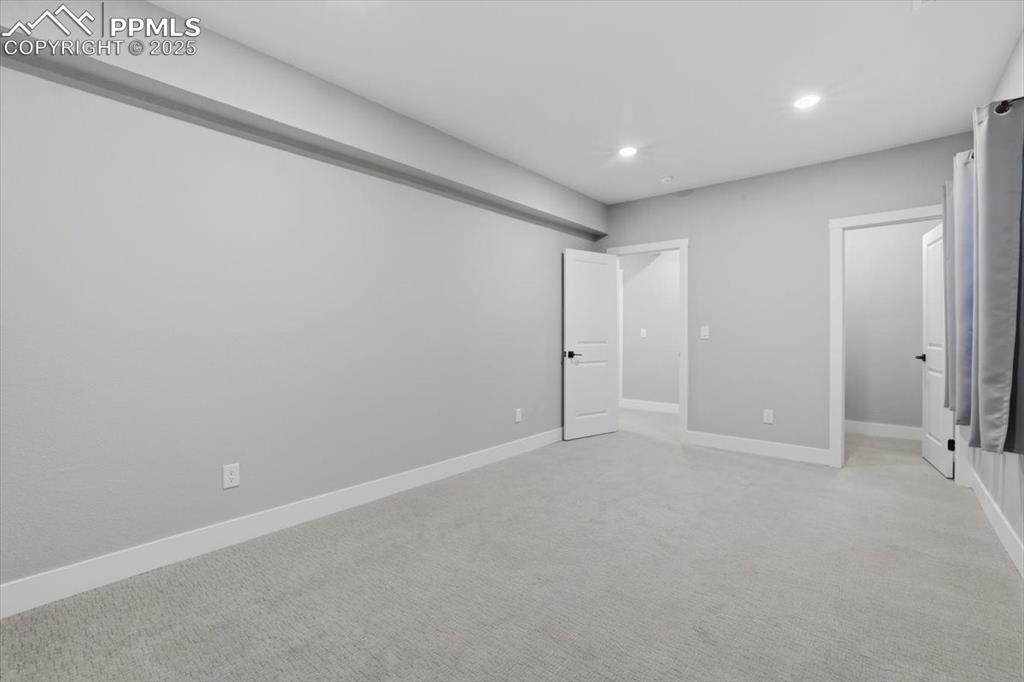 The fourth bedroom also has a walk-in closet. 