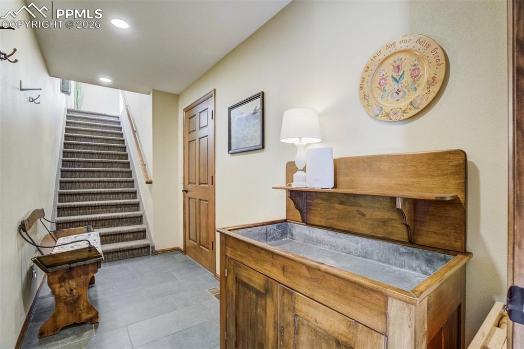 entry to In-law/Guest Suit  Can accommodate chair lift