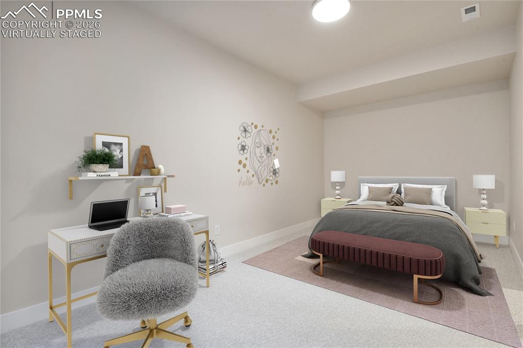 3rd bedroom. Virtually Staged