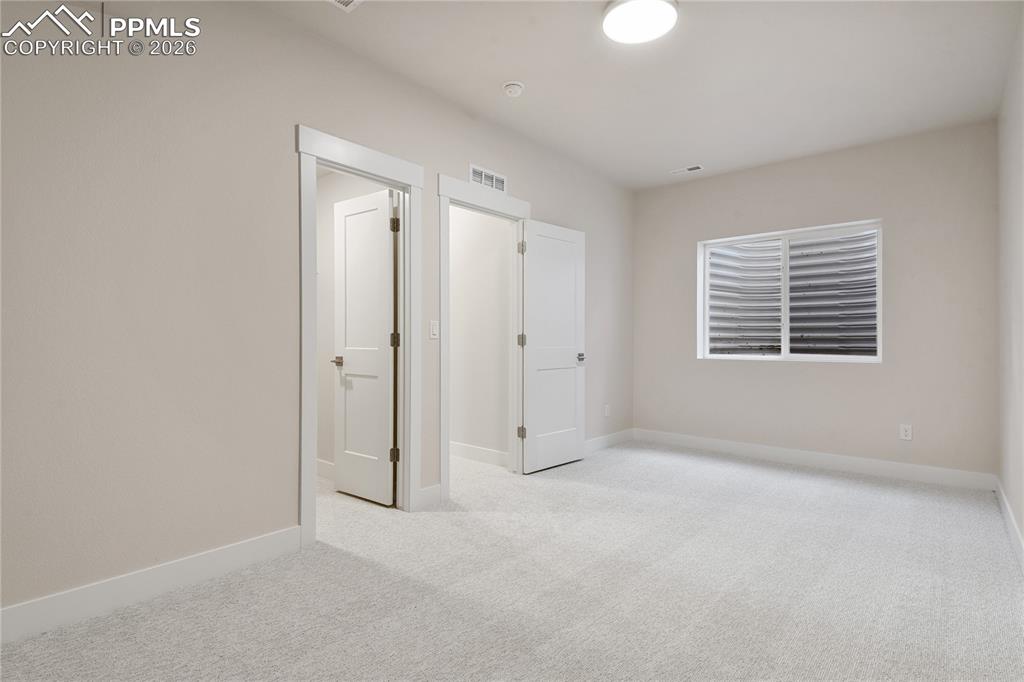 3rd bedroom with walk-in closet