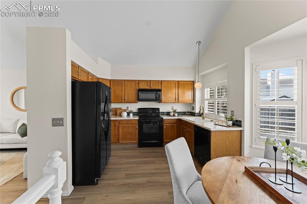 Plenty of cabinet and counter space