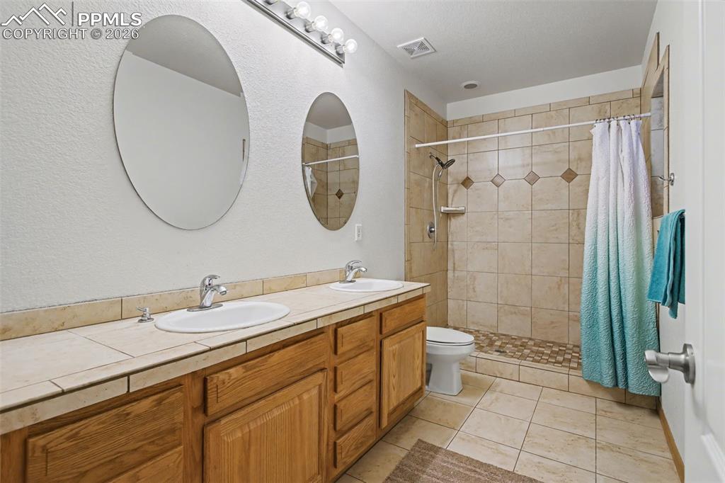 Basement bathroom