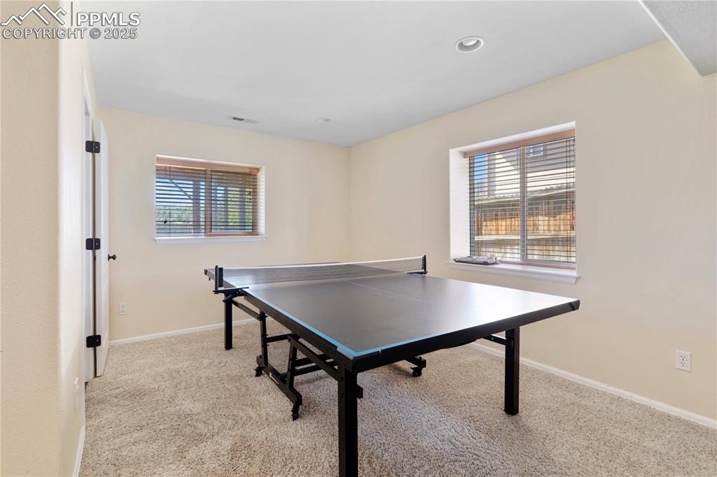 Room for ping pong or billiards!