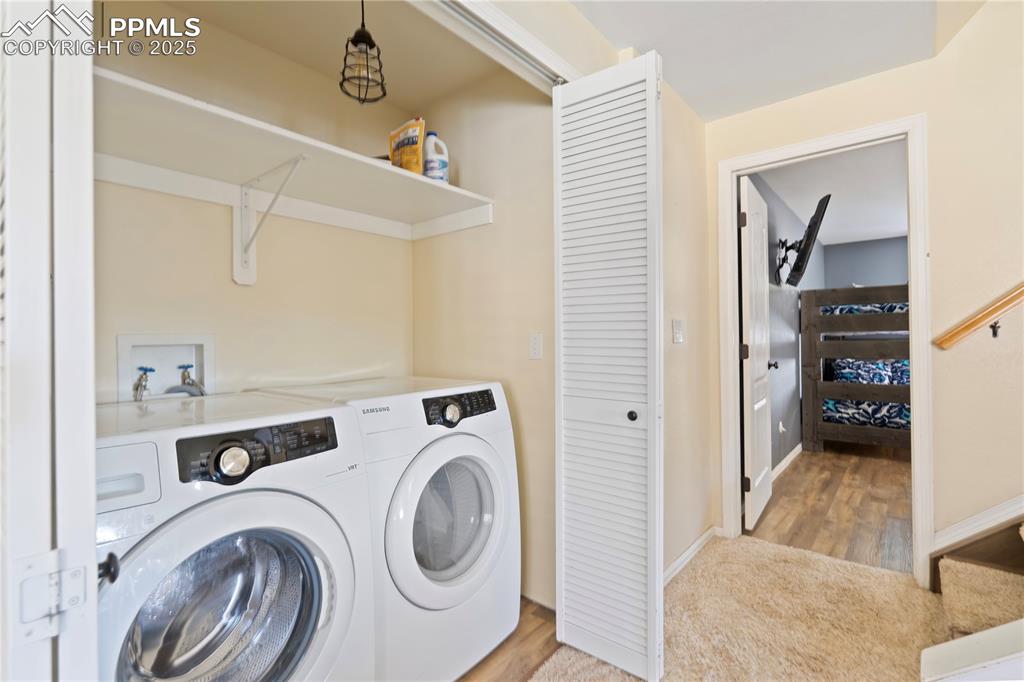 Laundry includes the washer and dryer!