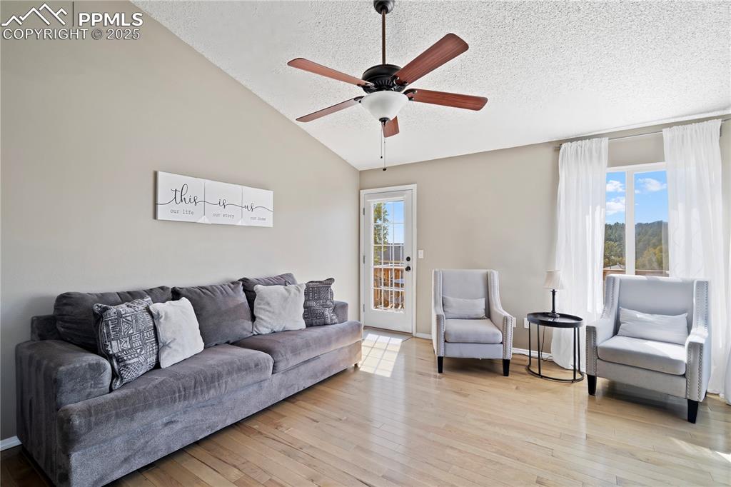 Step out to the spacious deck!